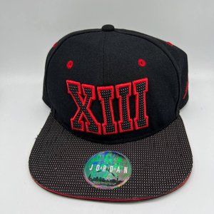 Air Jordan 13 XIII Bred Jumpman Hat Snapback Cap Men